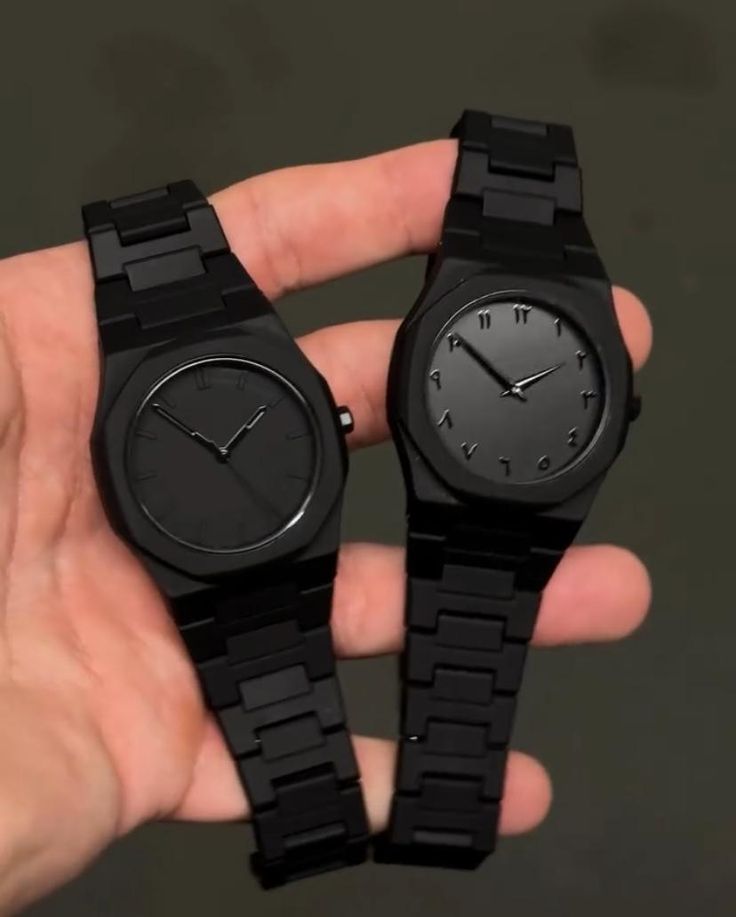 Premium Black Arabic Aura Warch