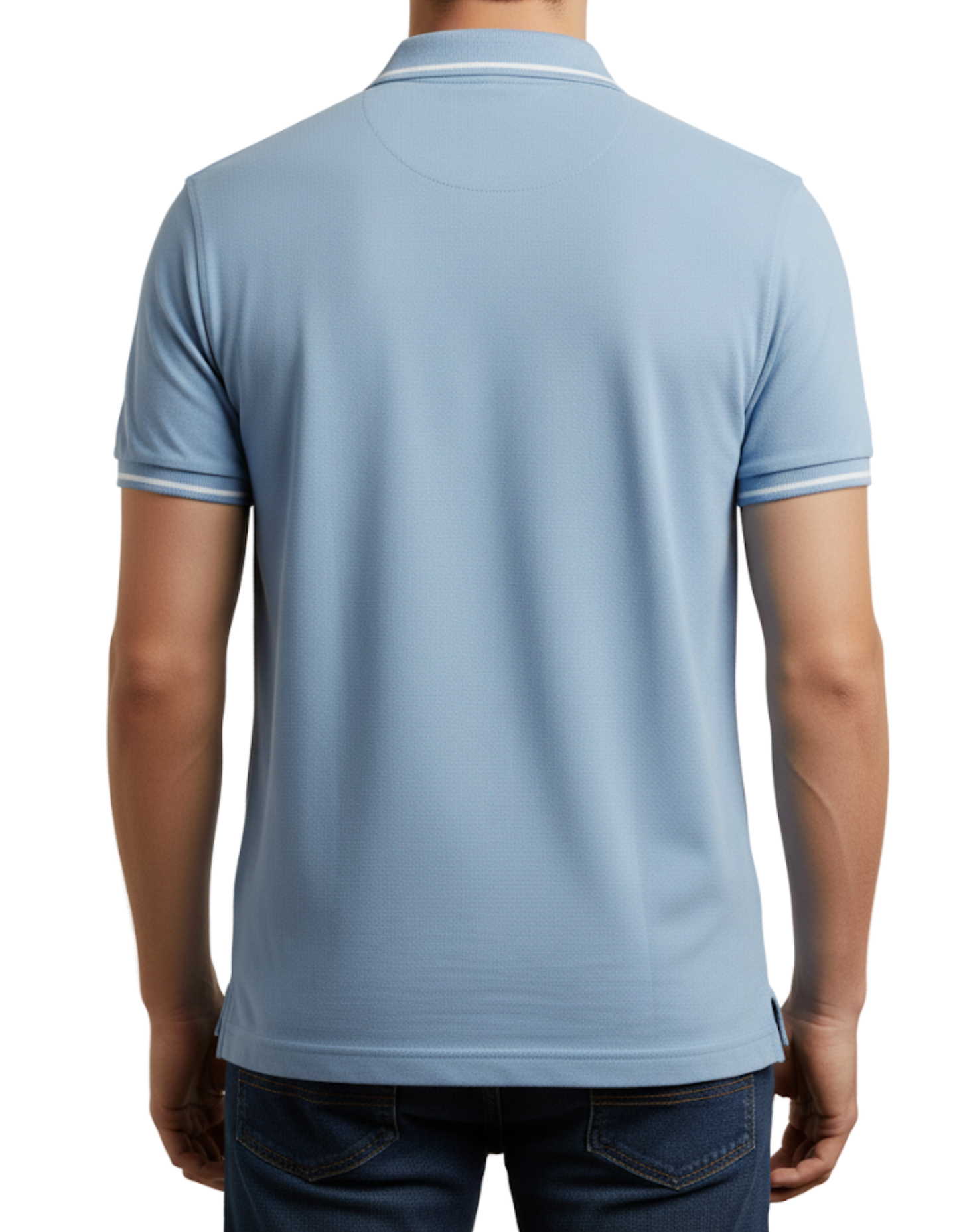 Premium Sky Blue  Polo Shirt – Breathable Comfort & Timeless Style