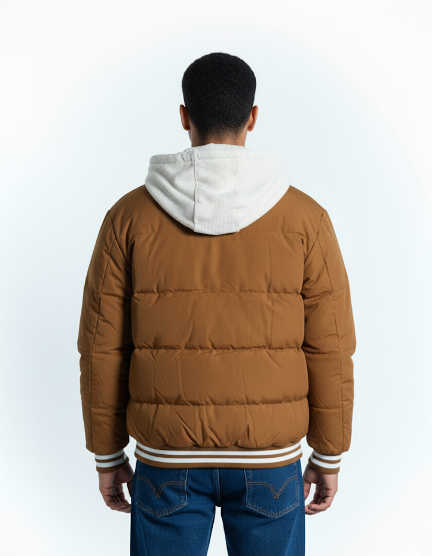 STAYING TRUE 'STRONG' Hooded Puffer Jacket