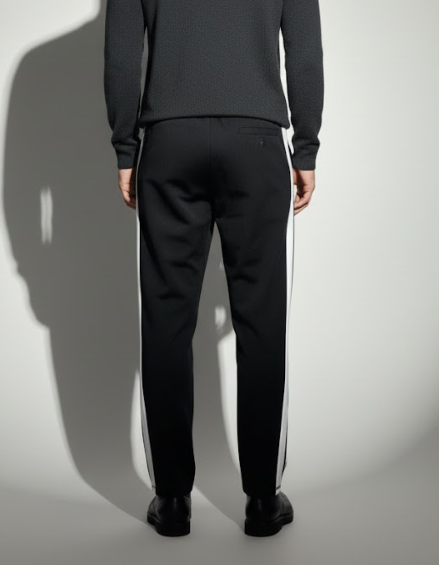 Armani EA7 Baggy Fit Black Track Trouser