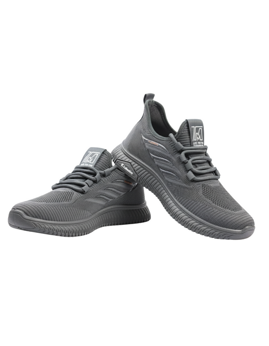 TM 'Ultra-Knit' Performance Runner - Sleek Grey | Lightweight Mesh, Max Comfort & K.Collection Durability